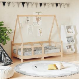 Cadre De Lit Pour Enfant 70x140 Cm Bois De Pin Massif