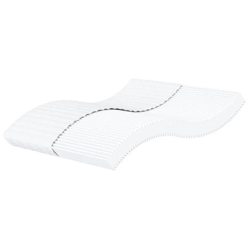Matelas en mousse blanc 160x200 cm durete H2 H3