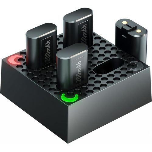 Gothicana By Emplot De 4 Batteries Rechargeables Pour Manette Xbox Series X|S Xbox One Elite, 4 Batteries 1200 Mah