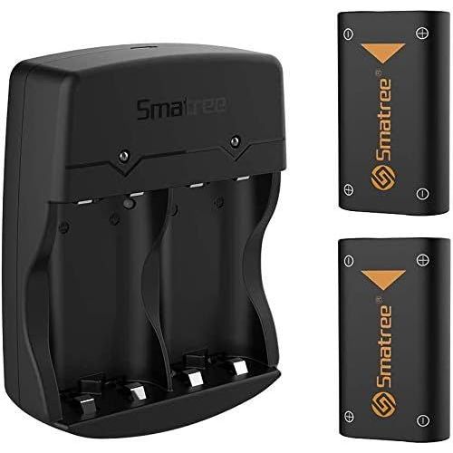 Gothicana By Emp2x2600mah Rechargeable Batterie Pour Xbox Series X/Xbox Series S/Xbox One/Xbox One S/Xbox One X Contrôleur/Manette Xbox Elite, Batterie Ni-Mh + Chargeur Double Cana