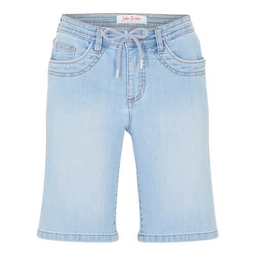 Bermuda En Jean Confort Stretch Avec Cordon