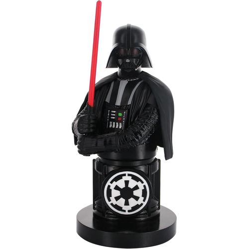 Gothicana By Empcableguys Figurine Gaming Star Wars Dark Vador - Accessoire Support Pour Manette Ou Smartphone - Câble Usb Inclus - 20 Cm