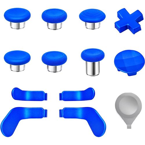 Gothicana By Emppouce De Remplacement Pour La Manette Xbox One Elite Series 2, Kit D'accessoires Joystick Magn¿¿Tique M¿¿Tallique Compatible Avec La Manette Sans Fil Xbox Elite Series 2 Core (Bleu)