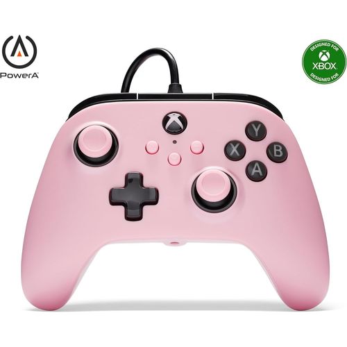 Gothicana By Empmanette Filaire Pour Xbox Series X|S - Rose, Manette, Manette De Jeu Vidéo Filaire, Manette De Jeu, Compatible Avec Xbox One