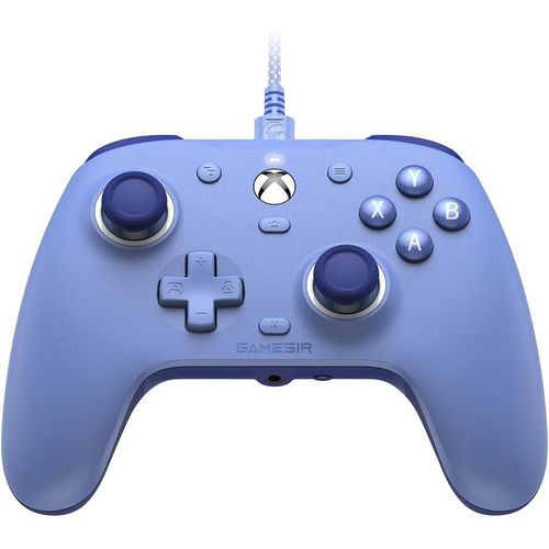 Gothicana By Empg7 Se Manette Filaire Pour Xbox Series X|S, Xbox One & Windows 10/11, Manette De Jeu Plug And Play Avec Joysticks À Effet Hall, Prise Audio 3,5 Mm (Bleu)
