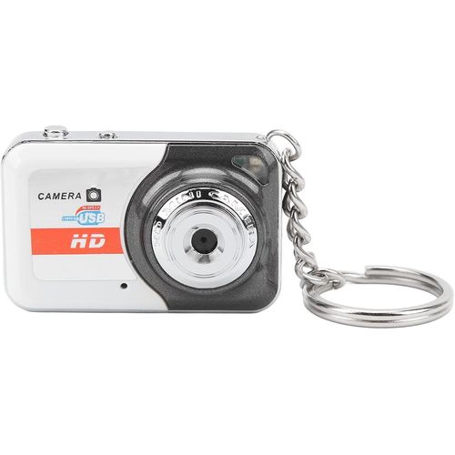 GOTHICANA BY EMPAppareil Photo Numérique, Mini Caméra Dv De Mode De Personnalité Exquise, Appareil Photo De Poche Portable Haute Définition Pour Enfants, Adolescents, Étudiants, Vlogging (Gris Argent