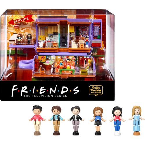 Coffret Exclusif Friends Forme Tasse À Café Central Perk, Avec 6 Poupées, 9 Accessoires Et 3 Lieux Emblématiques, À Collectionner, Jouet Adulte, A Partir De 14 Ans, V74
