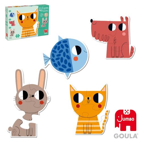 Goula 4 Puzzles Form Progressifs (2,3,4,5 Pcs)