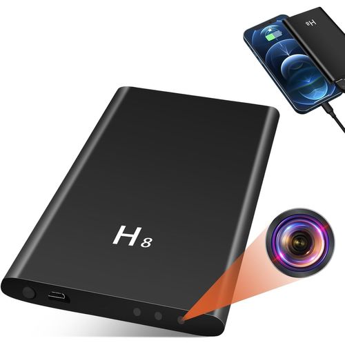 GOUTS ET COULEURSCamera Espion, 5000Mah Mini Camera Cachee Power Bank Enregistrement De 20 Heures, 1080P Hd Micro Caméra De Surveillance Espion Avec Vision Nocturne Et Detecteur De Mouvement