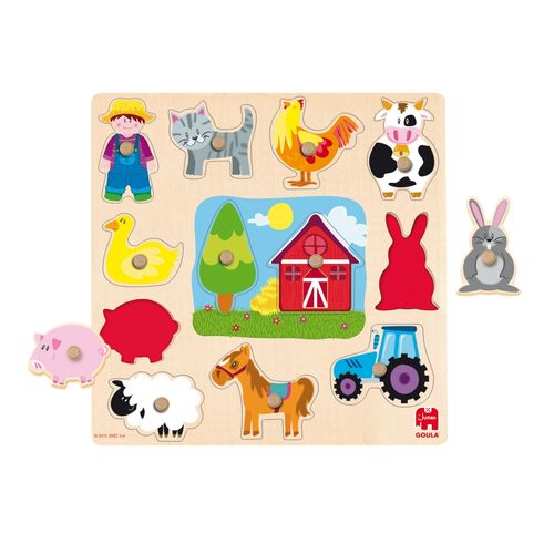 Goula Puzzle Silhouettes Ferme