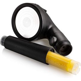 GOUTS ET COULEURSEcopower Pommeau De Douche D'Origine- Filtre Ionique À La Vitamine C Pour Adoucir L'Eau, Augmenter La Pression Et Économiser L'Eau, Pommeau De Douche Avec 3 Réglages De Pulvérisation