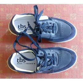 Sneakers Tbs Dalyssa - Cuir Bleu Marine - 38 (Fr)