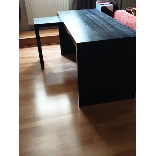 Bureau Ikea Malm Brun Noir