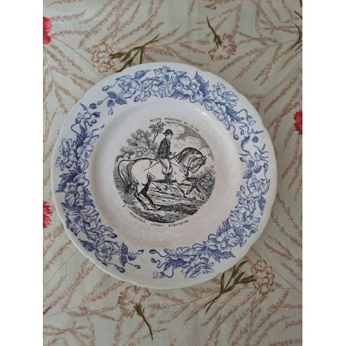 Assiette décorative Parlante. N°5. Les petits bonheurs de la vie .