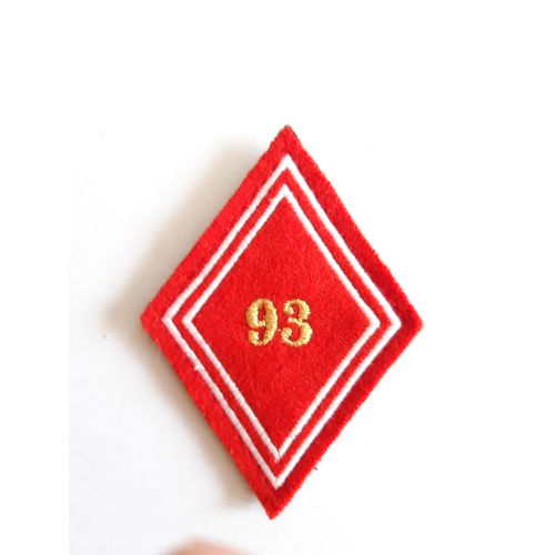 1 Losange De Bras Neuf 93 Ème Régiment D'artillerie De Montagne Sous Officiers/ Officiers