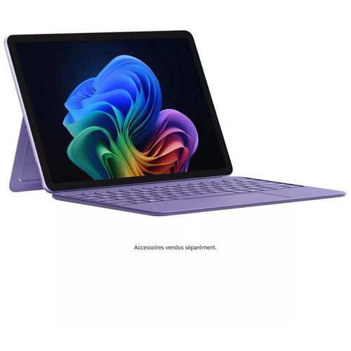 Tablette Microsoft Surface Pro 12 (2025) - Snapdragon X Plus / 16 Go / 512 Go / EP2-27740 (Violet)
