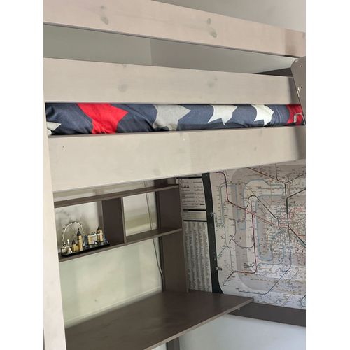 Lit Mezzanine Bloom Gris 140*190 