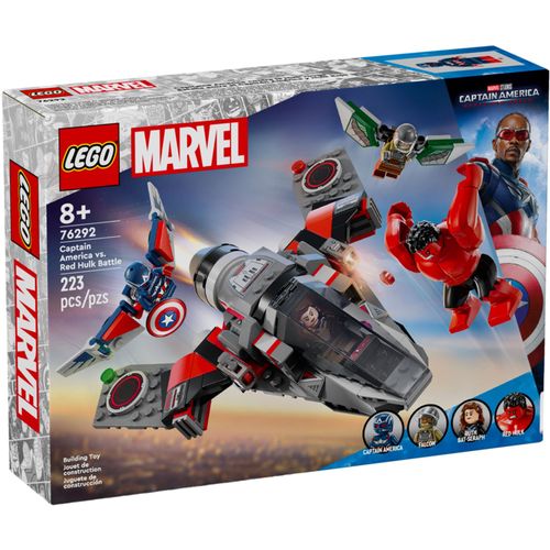 LEGO Marvel - Captain America vs Hulk rouge - 76292