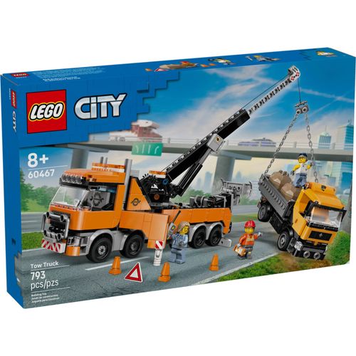 LEGO City - Le remorqueur avec grue pour poids lourd - 60467
