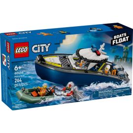 LEGO City - La course-poursuite en bateau de police - 60456