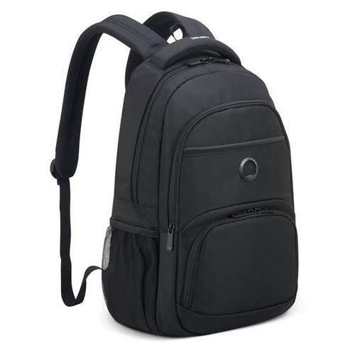 Delsey Element - Sac à dos pour ordinateur portable - 2-compartiments - 15.6" - noir