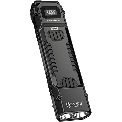 Lampe De Poche Edc29 Luminblade - Lampe De Poche Tactique Led Rechargeable Par Usb - Extrêmement Lumineuse - 6500 Lumens - Jusqu'à 61 Heures D'autonomie[H613]