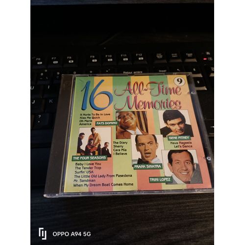 16 All-Time Memories Cd No 9 : Fats Domino+Sinatra+Gene Pitney+Triny Lopez+ The Four Seasons ...