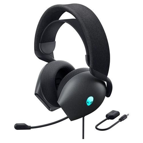 Alienware Gaming Headset AW520H - Micro-casque - circum-aural - filaire - USB, jack 3,5mm - Dark Side of the Moon (Noir)