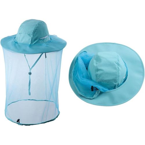 Chapeau Avec Filet En Maille Moustiquaire Intégré - Pour Apiculture, Safari, Randonnées, Jardinage