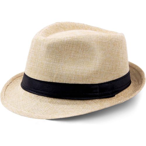 Chapeau Panama 1920s Pour Homme-Chapeau Fédora Mafia Gangster Accessoires De Costume Gatsby Taille Unique