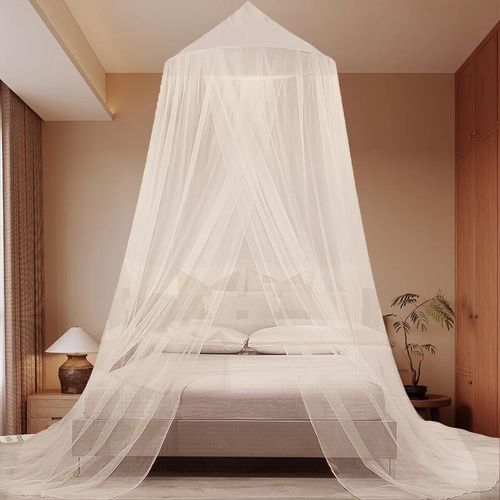 Moustiquaire de lit, 250 x 1100 x 60 cm, pour lit double, ciel de lit à mailles fines, moustiquaire pour lit, lit à baldaquin, lit suspendu, moustiquaire pour le camping, la maison, les lits