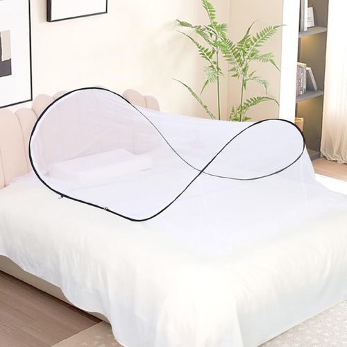 Moustiquaire De Voyage Pliable Et Escamotable Pour Lit Baldaquin D'extérieur Tente De Camping Accessoires De Chambre Pour Filles Pour Adultes Et Enfants