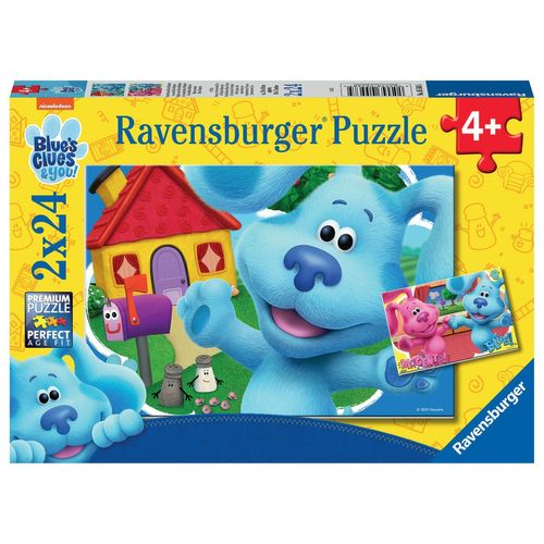 Puzzle Puzzles 2x24 P - Les Amis Blue & Magenta / Blue Et Ses Amis