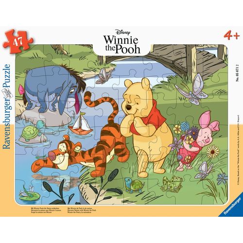 Puzzle Puzzle Cadre 30-48 P - Découvre La Nature Avec Winnie L'ourson