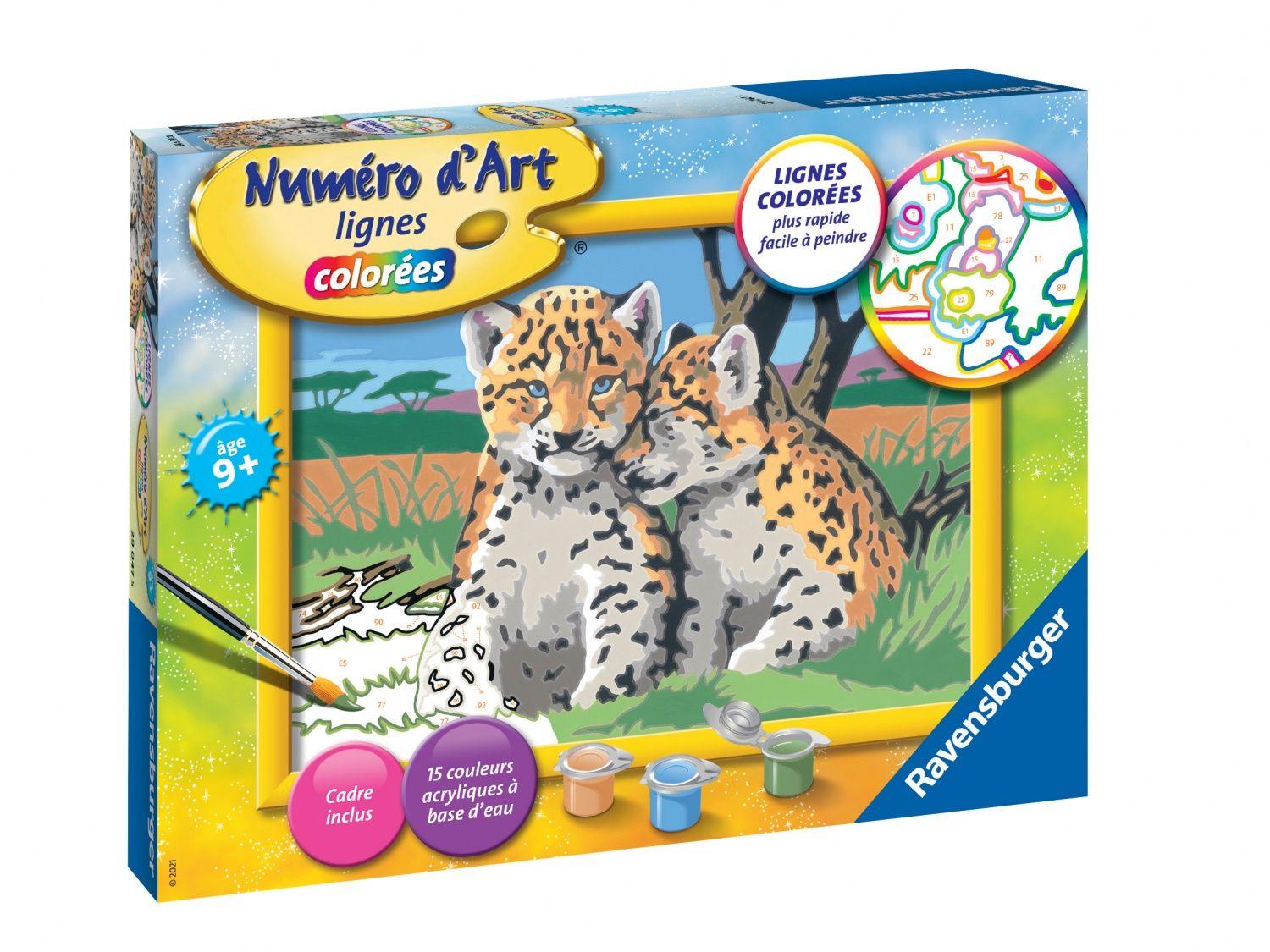 ARTISTIQUE Numéro d'art - moyen - Petits léopards