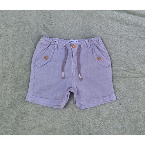 Short Rayé Gris Et Blanc Gémo 3 Ans, Très Bon État
