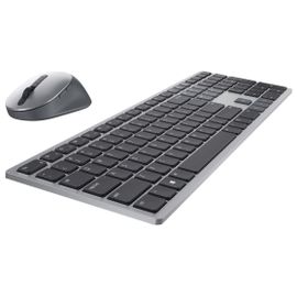 Dell Premier Multi-Device KM7321W - Ensemble clavier et souris - sans fil - 2.4 GHz, Bluetooth 5.0 - QWERTY - R.-U. - gris titan - avec 3 years NBD Advance Exchange