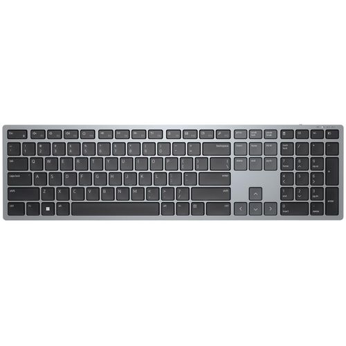Dell Multi-Device KB700 - Clavier - sans fil - 2.4 GHz, Bluetooth 5.0 - QWERTY - R.-U. - gris - avec 3 years NBD Advance Exchange