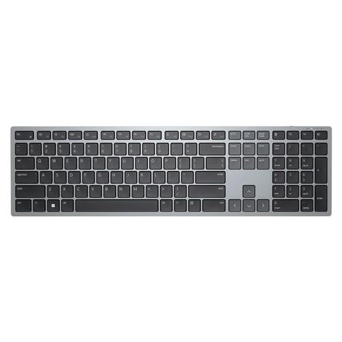 Dell Multi-Device KB700 - Clavier - sans fil - 2.4 GHz, Bluetooth 5.0 - QWERTZ - Tchèque/Slovaque - gris - avec 3 years NBD Advance Exchange