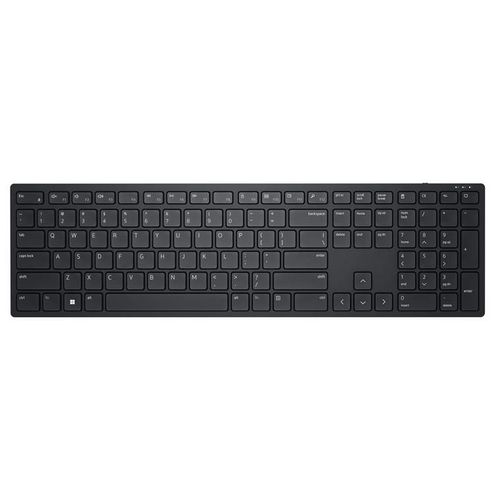 Dell KB500 - Clavier - sans fil - 2.4 GHz - QWERTY - R.-U. - noir - avec 3 years NBD Advance Exchange