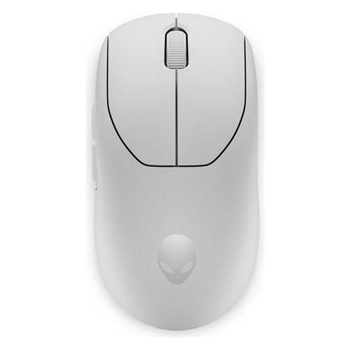 Alienware Pro Wireless Gaming Mouse - Souris - optique - 6 boutons - filaire, sans fil - USB, 2.4 GHz - lunar light
