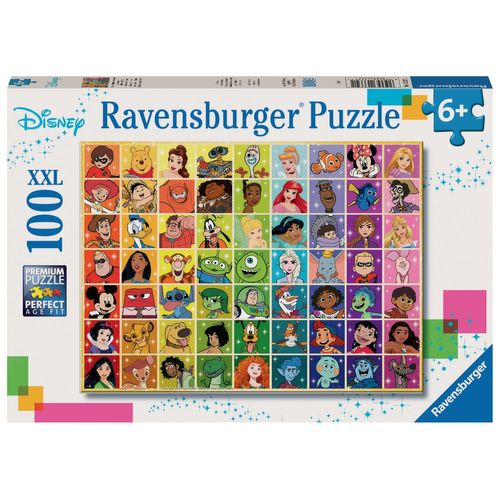 Puzzle Puzzle 100 P Xxl - La Palette De Couleurs Disney