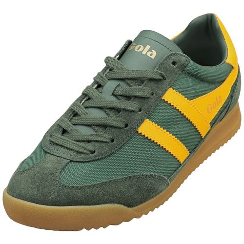 Gola Tornado Baskets De Mode Vert Jaune