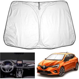 Clio 5 Parasol De Voiture Compatible Avec Renault Clio 5 2020-2023, Pare-Soleil Pliable Pour Voiture Clio 5 2022