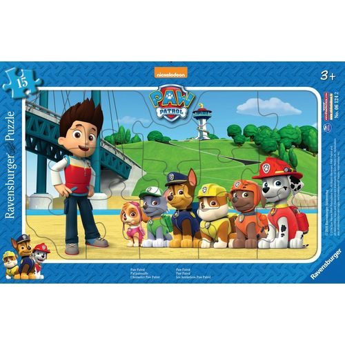 Puzzle Cadre 15p Pat Patrouille Calin