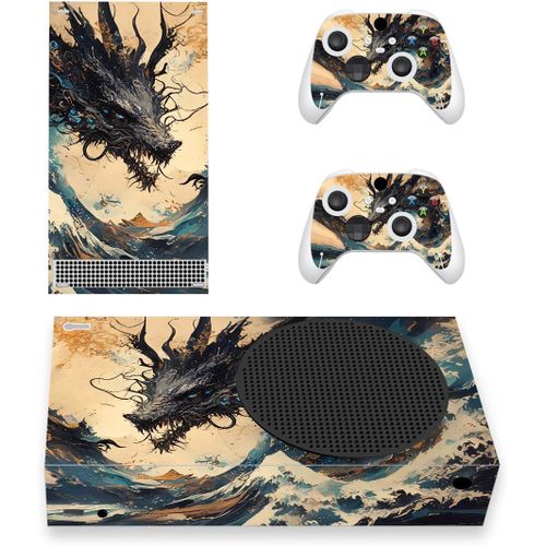 Shiba-Playvital Autocollant Protection Pour Xbox Series S Sticker Manette Skin Pour Xbox Series S Accessoires Console-Dragon Tempê[217]