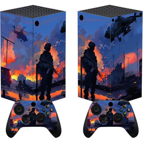 Shiba-Stickers Manette Pour Xbox Series X,Autocollant Protection Pour Xbox Series X Console Accessoires Skin Habillages-Décision H[46]