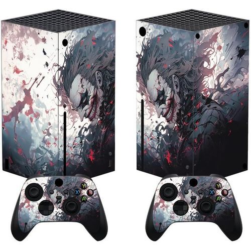 Shiba-Stickers Manette Pour Xbox Series X,Autocollant Protection Pour Xbox Series X Console Accessoires Skin Habillages-Clown Tueu[70]