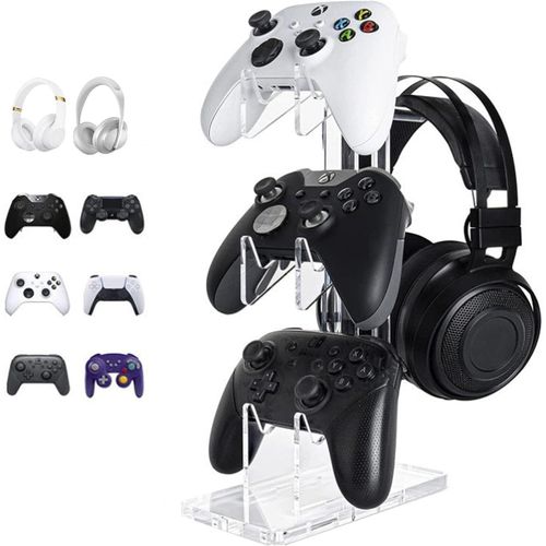 Shiba-Support Pour Casque Universel, Support Pour Contrôleur De Jeu Transparent Avec 3 Couches, Porte Joystick Pour Jeu, Port Cont[477]
