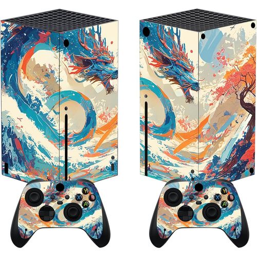 Shiba-Playvital Stickers Manette Pour Xbox Series X,Autocollant Protection Pour Xbox Series X Console Accessoires Skin Habillages-[58]